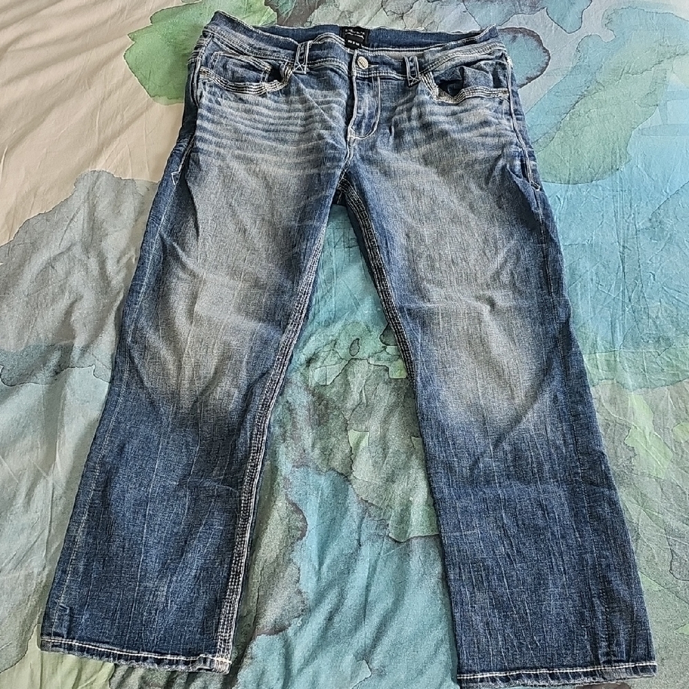 Buckle Black 38x30 Men's Straight Blue Jeans
